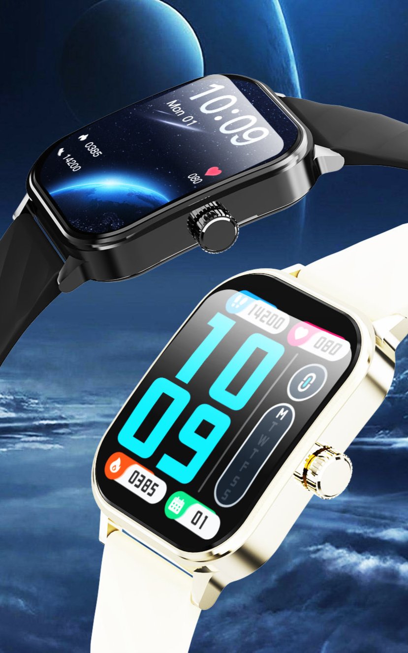 NuJoys E-Watch 3.0: Your Health & Fitness Companion Real-Time Fitness Monitoring | 24/7 Tracking | Durable & Long-Lasting