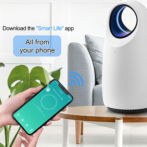 Smart WiFi HEPA Air Purifier for Home Large Room, Smart WiFi and Alexa Control, H13 True HEPA Filter for 99.95% Purification, Eliminates Allergies, Pet Dander, Smoke, Dust, Portable Quiet Air Cleaner
