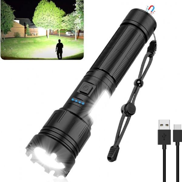 10000 Lumen Military Grade Tactical Led Flashlight Rechargeable USB portable
