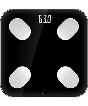Bluetooth Fitness Scale - Track 18 Body Metrics with Free Mobile App for Ultimate Health Monitoring