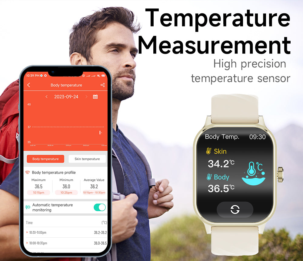 NuJoys E-Watch 3.0: Your Health & Fitness Companion Real-Time Fitness Monitoring | 24/7 Tracking | Durable & Long-Lasting