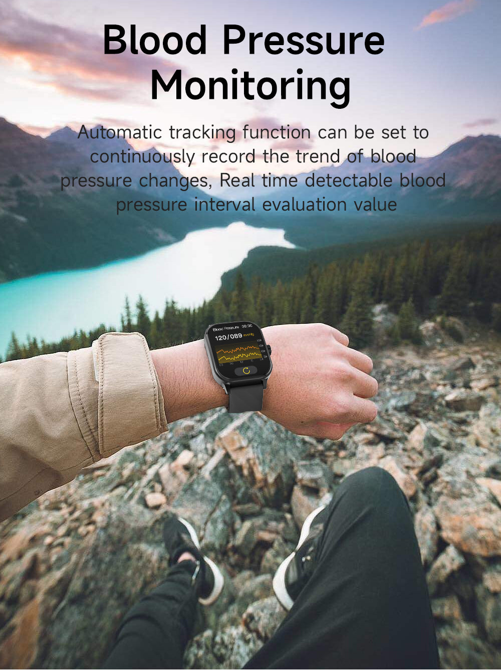 NuJoys E-Watch 3.0: Your Health & Fitness Companion Real-Time Fitness Monitoring | 24/7 Tracking | Durable & Long-Lasting